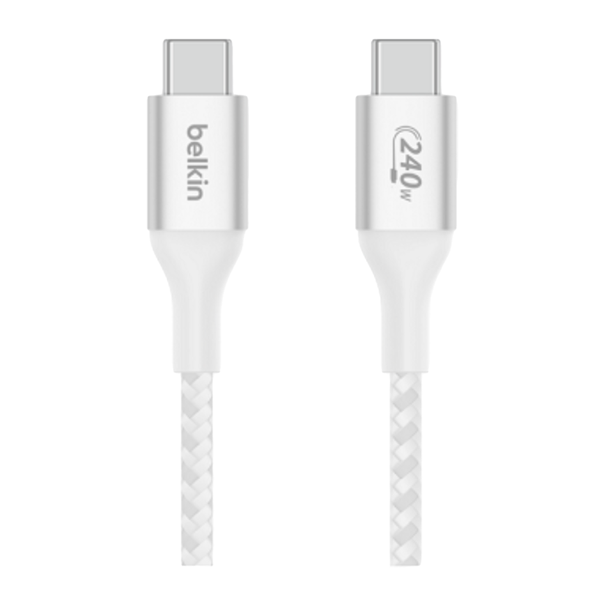 Кабель с оплёткой Belkin BoostCharge USB-C (USB 2.0) (2 м) (CAB015)