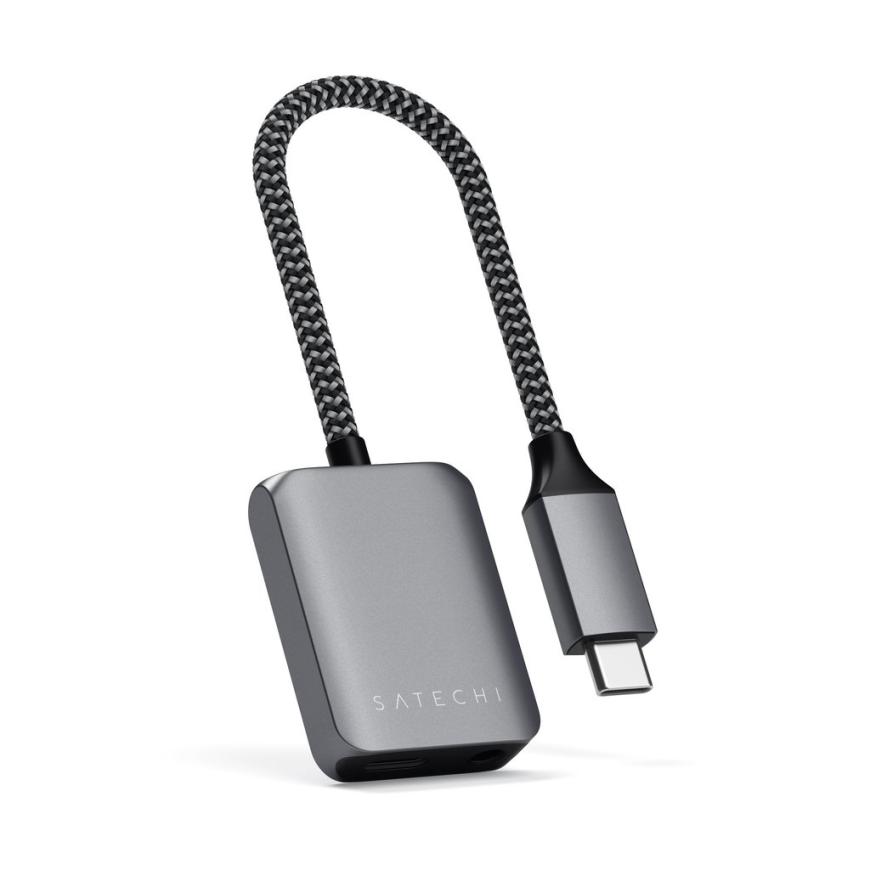 Адаптер Satechi USB-C — USB-C, разъём 3,5 мм (ST-UCAPDAM)