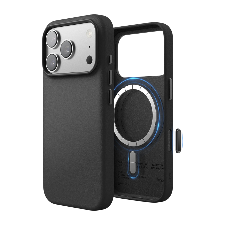Кожаный чехол MagSafe elago Leather Case для iPhone 17 Pro