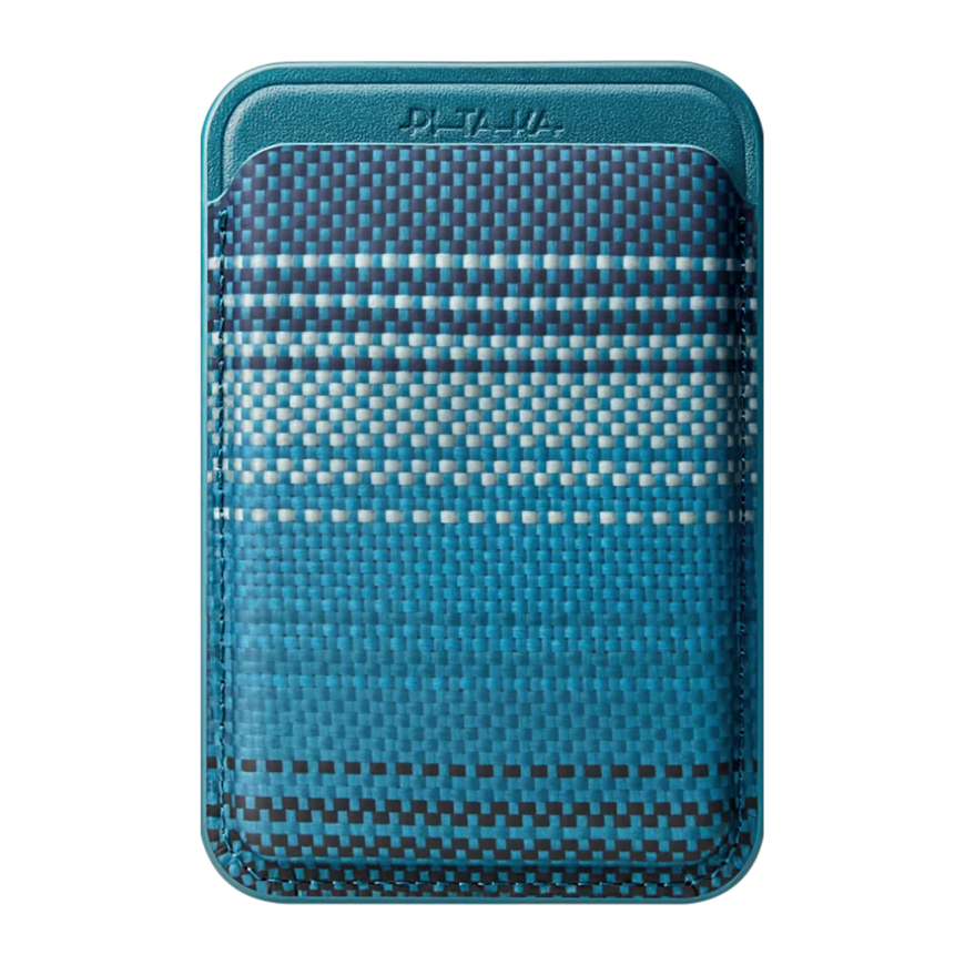 Арамидный чехол-бумажник MagSafe PITAKA Magnetic Woven Wallet