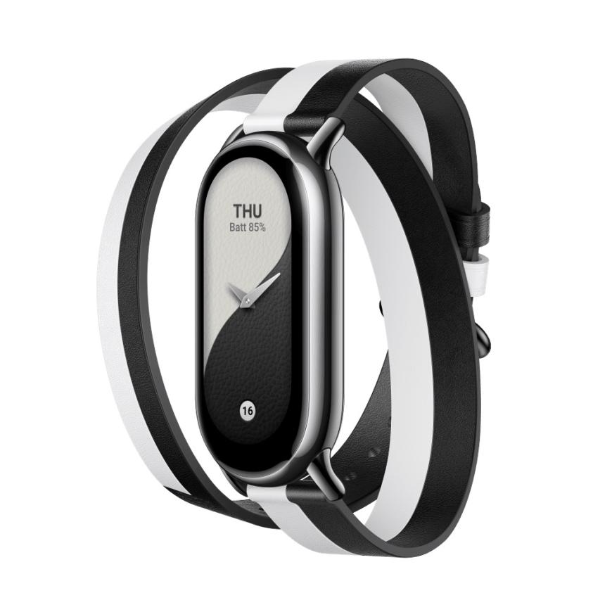 Кожаный ремешок в два оборота Xiaomi Double Wrap Strap для фитнес-браслета Xiaomi Smart Band 8 (M2253AS1, EAC — Global)