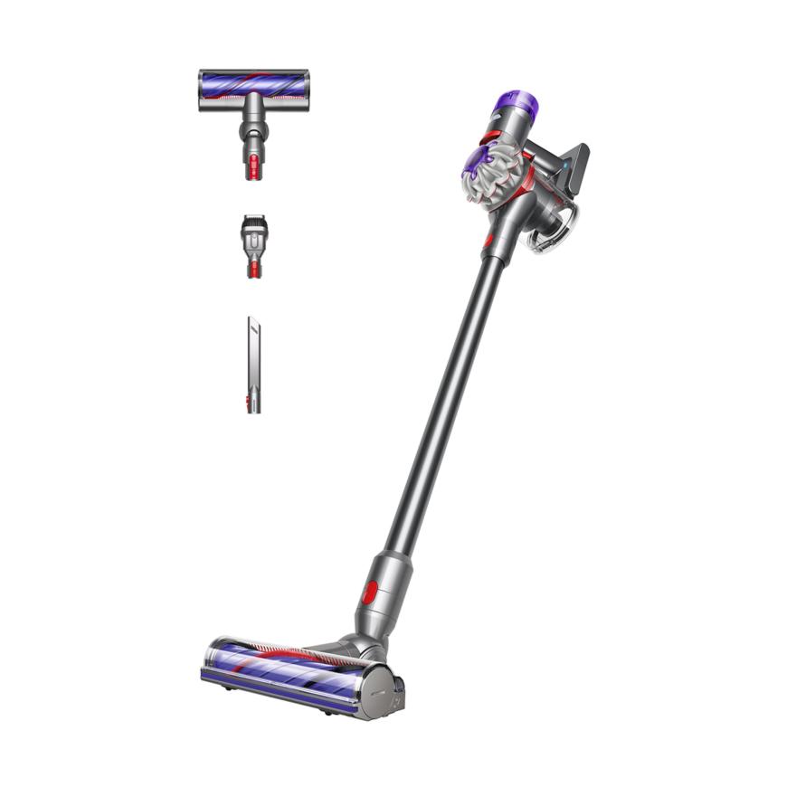 Беспроводной вертикальный пылесос Dyson V8 (SV25) (Серебристый/«Никель» | Silver/Nickel) (2021)