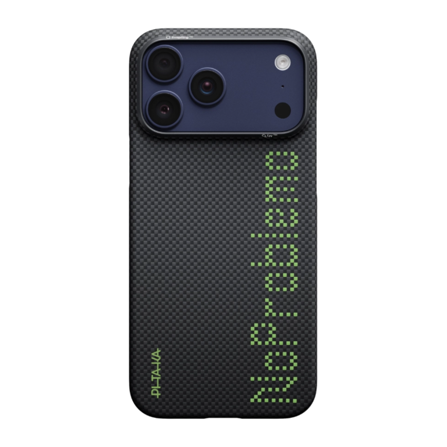 Арамидный чехол MagSafe PITAKA Aries Lumintex PitaTap Edge Case для iPhone 17 Pro Max