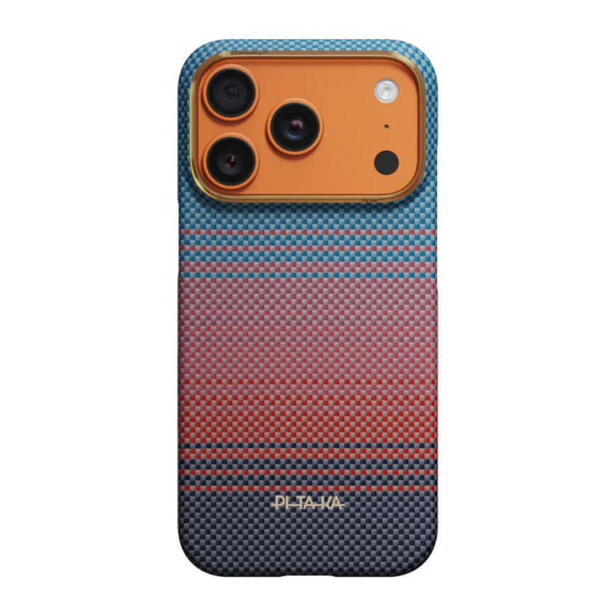 Арамидный чехол MagSafe PITAKA Sunset2.0 PitaTap Edge Case для iPhone 17 Pro