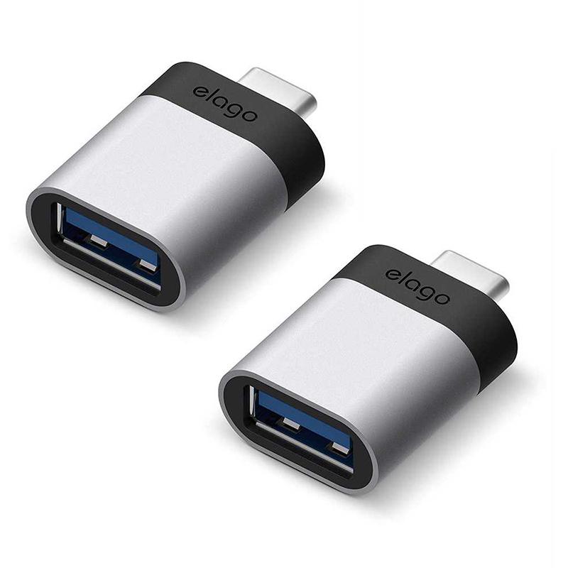 Адаптер elago USB-C — USB-A 3.0 (комплект — 2 шт.)