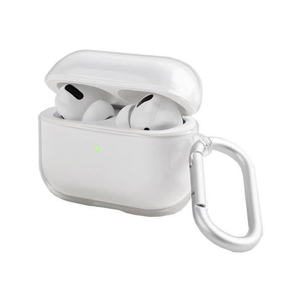 Термополиуретановый чехол с карабином Uniq Glase для AirPods Pro 1-го поколения