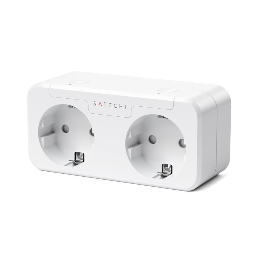 Двойная умная розетка Satechi Dual Smart Outlet (ST-HK2OAW-EU)