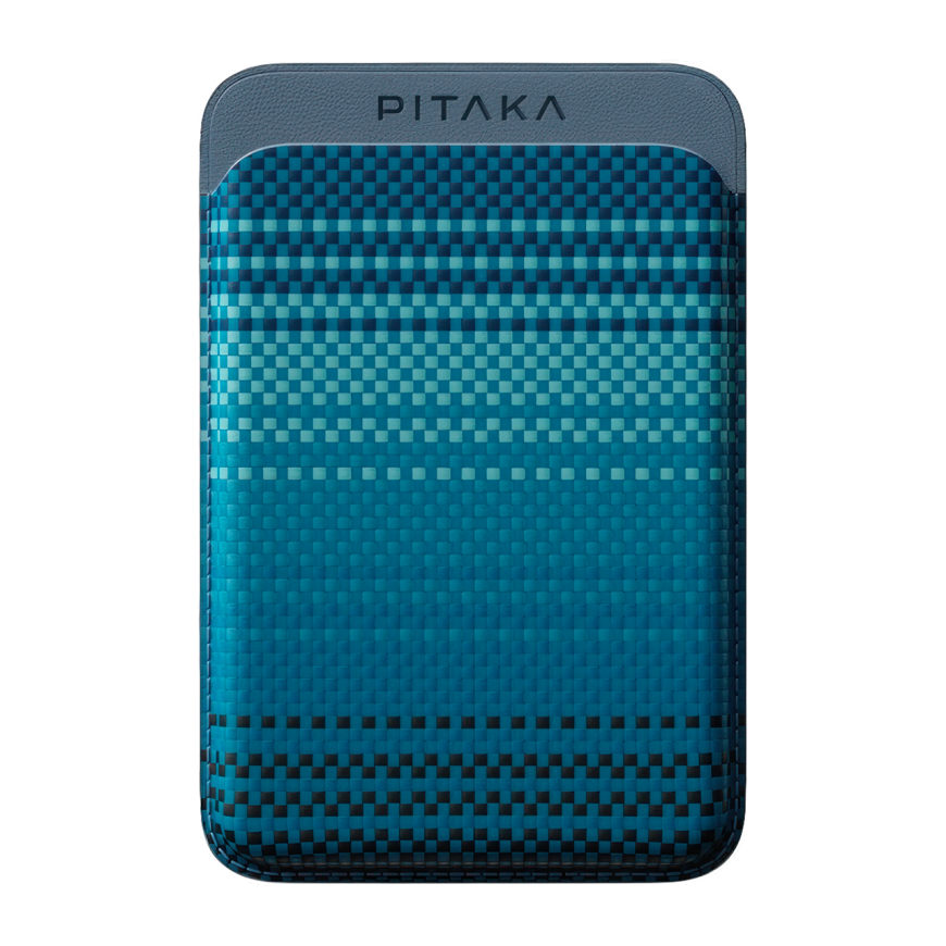 Арамидный чехол-бумажник MagSafe PITAKA Magnetic Woven Wallet