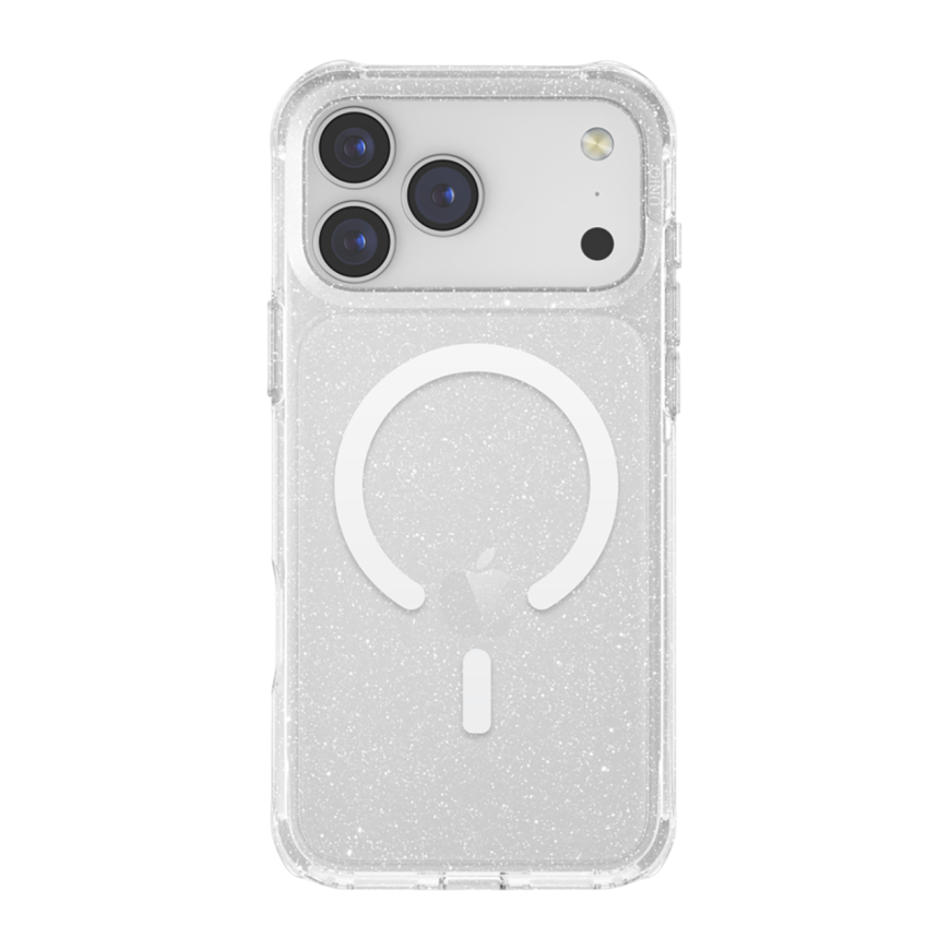 Прозрачный чехол MagSafe Uniq LifePro Xtreme Tinsel для iPhone 17 Pro