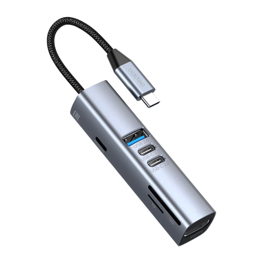 USB-Хаб Deppa (USB-C) (73146)