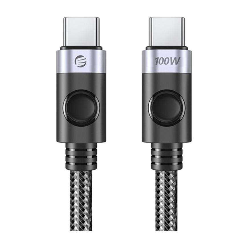 Кабель с оплёткой и ремешком ORICO USB-C (USB 2.0) (1 м) (C2Z2)