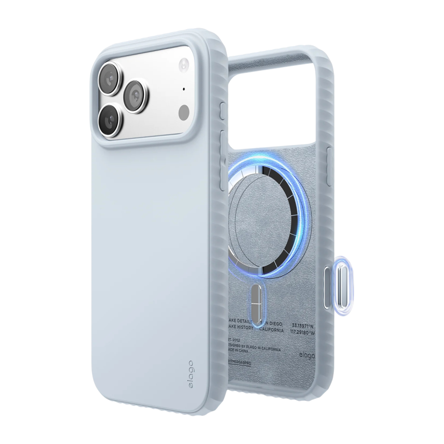 Силиконовый чехол MagSafe elago Ridge Silicone Case для iPhone 17 Pro Max