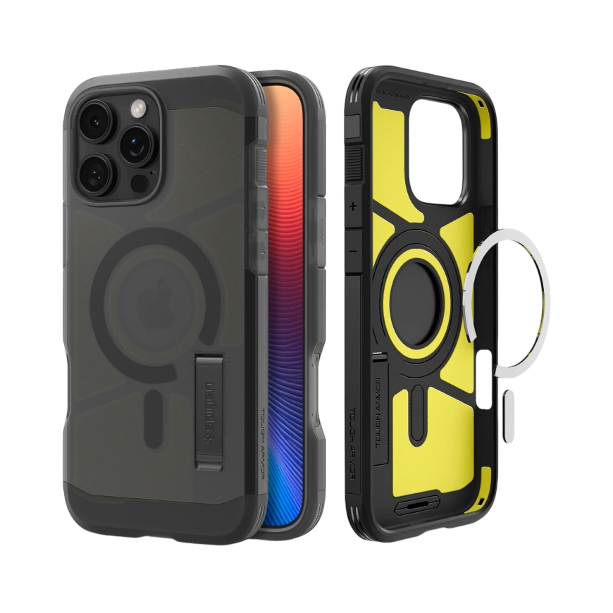 Гибридный чехол с поддержкой MagSafe Spigen Rugged Armor AI (Mag Fit) для iPhone 16 Pro Max