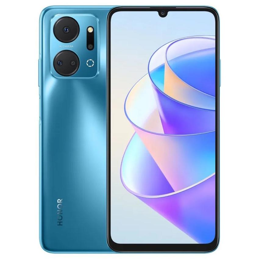 Смартфон HONOR X7а Plus 6 ГБ + 128 ГБ (Синий | Ocean Blue)