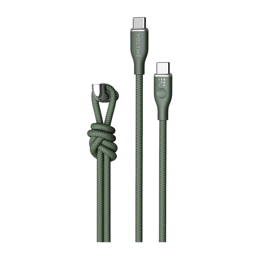 Кабель с оплёткой VOLTME PowerLink Rugg USB-C (USB 2.0) (1,8 м)