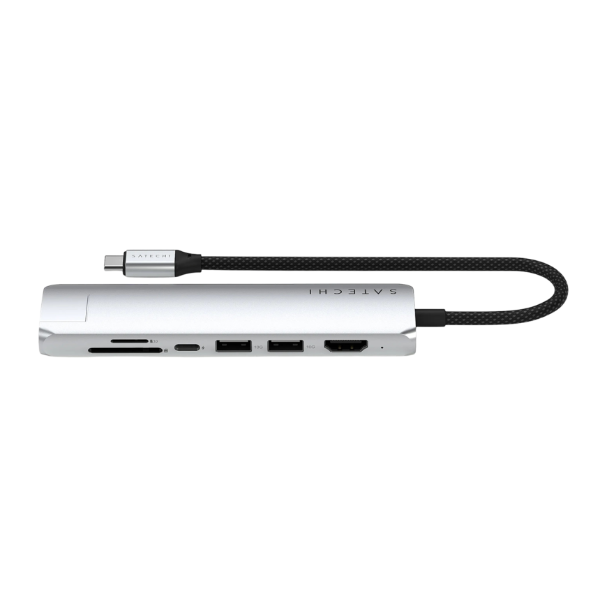 USB-Хаб Satechi Slim Multiport Adapter with Ethernet с USB-C (USB 3.2 Gen 2) - фото 8