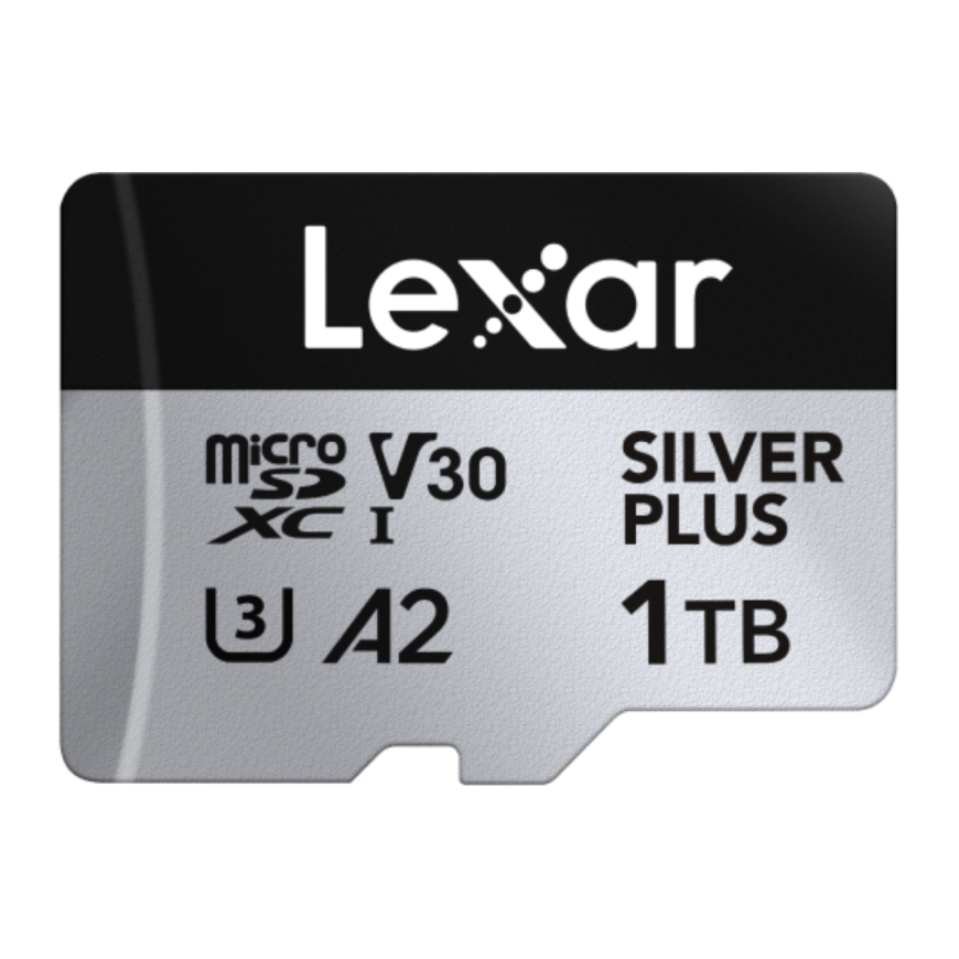 Карта памяти Lexar Professional SILVER PLUS microSDXC UHS-I 1 ТБ (U3, V30, A2) с адаптером