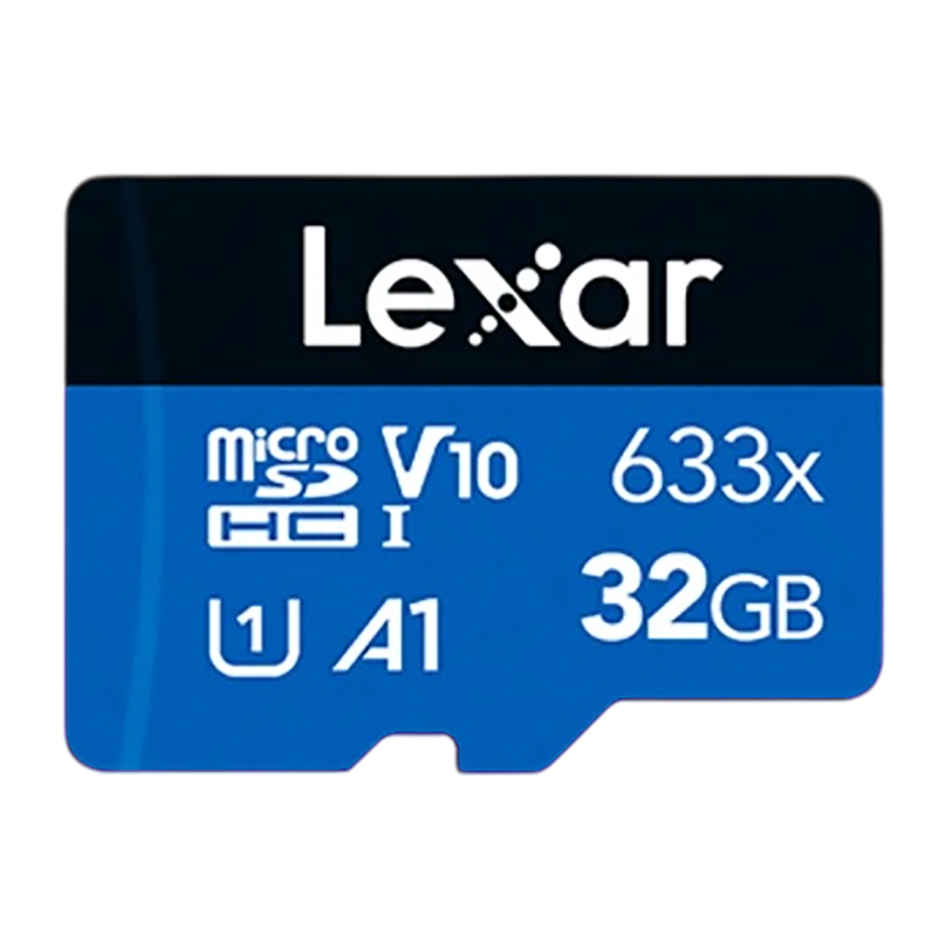 Карта памяти Lexar Blue High-Performance 633x microSDHC UHS-I 32 ГБ (U1, V10, A1)