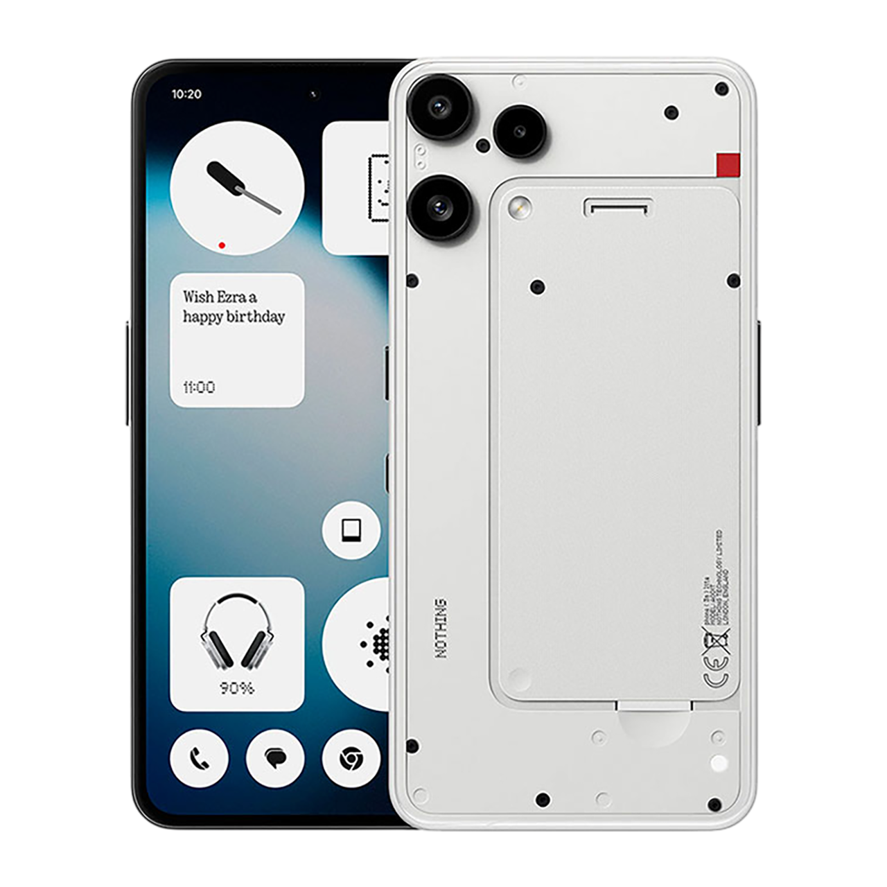 Смартфон Nothing Phone (3a) Lite 8 ГБ + 256 ГБ (Белый | White