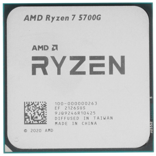 Процессор AMD Ryzen 7 5700G (3.8 ГГц, 16 MB, AM4) Tray