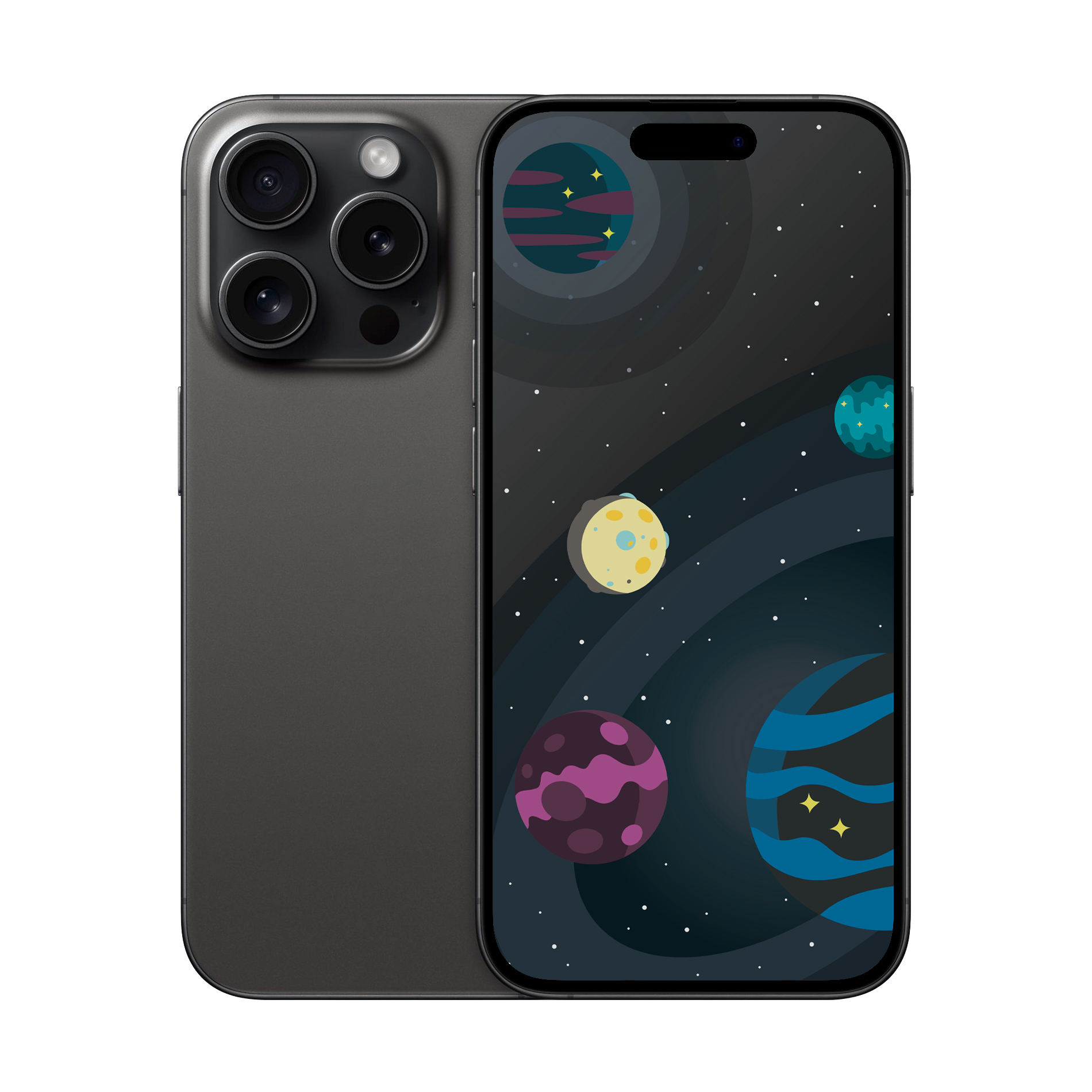 Смартфон Apple iPhone 15 Pro 128 ГБ («Чёрный титан» | Black