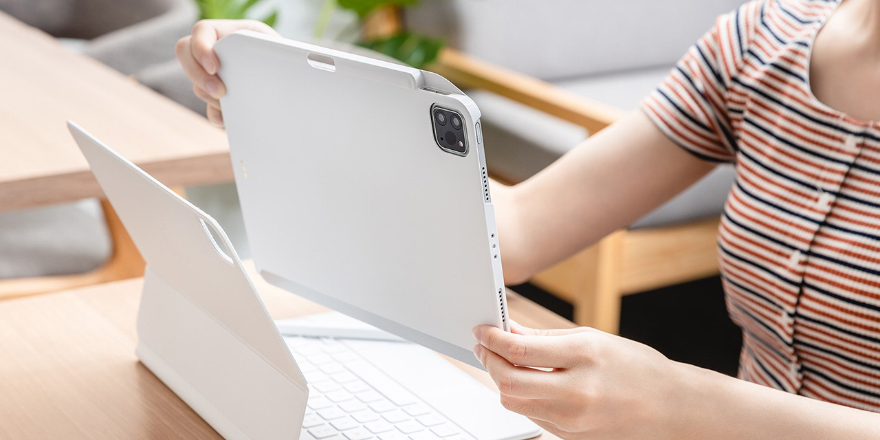 Чехол-накладка с отсеком для стилуса SwitchEasy CoverBuddy для iPad Pro 11 дюймов (2018-2021) и iPad Air (4-го поколения, 2020)