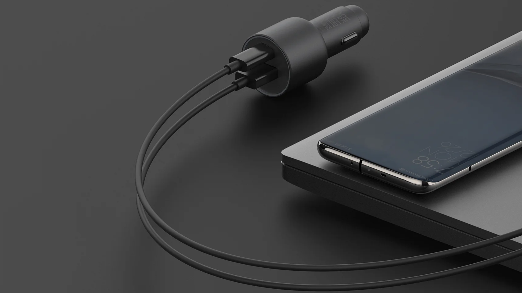 Автомобильное зарядное устройство Xiaomi мощностью 67 Вт и кабель USB-C (1  м) (CC07ZM, EAC — Global)