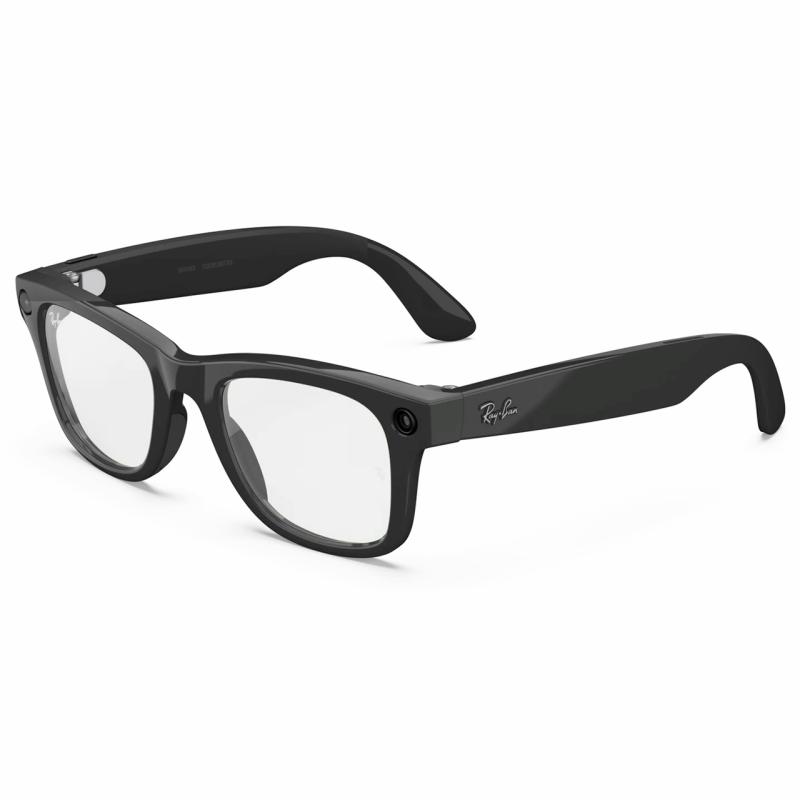 Умные очки Ray-Ban Wayfarer (Gen 2) (Shiny Black/Graphite Green Transitions) - видео 1