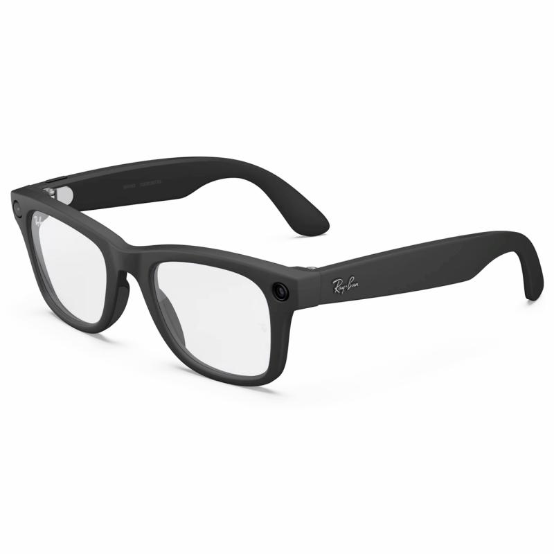 Умные очки Ray-Ban Wayfarer (Gen 2) (Matte Black/Grey Transitions) - видео 1